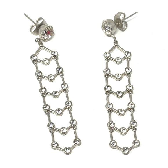 Free People Jewelry - New Free People Drop Dangle Rhinestone Earrings